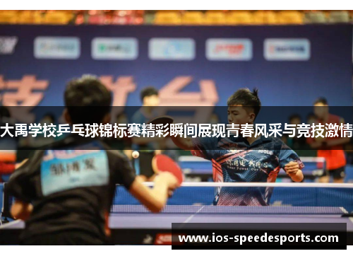 大禹学校乒乓球锦标赛精彩瞬间展现青春风采与竞技激情 大禹学校乒乓球锦标赛精彩瞬间展现青春风采与竞技激情