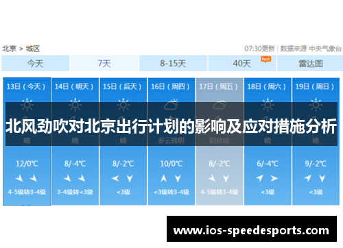 北风劲吹对北京出行计划的影响及应对措施分析