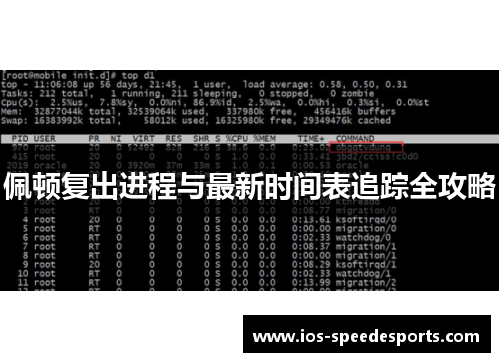 佩顿复出进程与最新时间表追踪全攻略